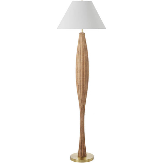 Alexcia Traditional Tan Floor Lamp-0
